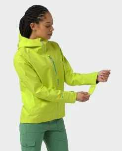 Stio Women's Ender PACLITE® Hooded Jacket 50 Stio Women's Ender PACLITE® Hooded Jacket -Stio Online Store W Ender Paclite Hooded Jacket Lime Zest 6 Top