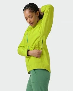 Stio Women's Ender PACLITE® Hooded Jacket 48 Stio Women's Ender PACLITE® Hooded Jacket -Stio Online Store W Ender Paclite Hooded Jacket Lime Zest 8 Top
