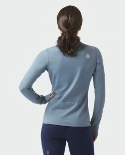 Stio Women's Fremont Stretch Fleece Half Zip -Stio Online Store W Fremont Stretch Fleece Half Zip Storm Cloud 4 Top