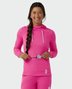 Stio Women's Fremont Stretch Fleece Hoodie -Stio Online Store W Fremont Stretch Fleece Hoodie Backyard Berry 2 36a6ad7f 8cd0 4bd3 90b0 8e5b79295dc3