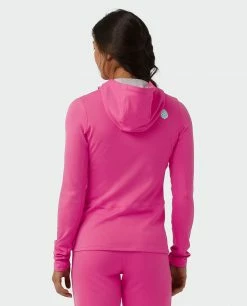 Stio Women's Fremont Stretch Fleece Hoodie -Stio Online Store W Fremont Stretch Fleece Hoodie Backyard Berry 3 44e04e72 c289 462f 8072 a91a42e26d3e