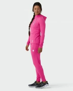 Stio Women's Fremont Stretch Fleece Hoodie -Stio Online Store W Fremont Stretch Fleece Hoodie Backyard Berry 4 2ec11dec e59d 4b5c bee3 8962874ce48b