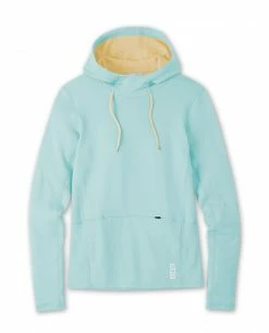 Stio Women's Fremont Stretch Fleece Hoodie -Stio Online Store W Fremont Stretch Hoodie Summer Cloud