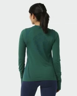 Stio Women's Basis® Seamless Tech Crew -Stio Online Store W Full Range Seamless Crew Thicket Heather 3