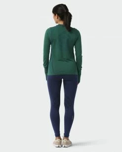 Stio Women's Basis® Seamless Tech Crew -Stio Online Store W Full Range Seamless Crew Thicket Heather 5