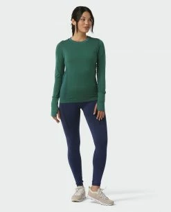 Stio Women's Basis® Seamless Tech Tight -Stio Online Store W Full Range Seamless Tight Mulberry Heather 4