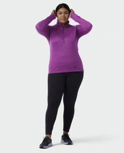 Stio Women's Gannett Peak Fleece Half Zip -Stio Online Store W Gannett Peak Half Zip Dark Amethyst 4