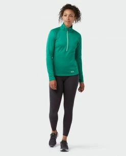 Stio Women's Gannett Peak Fleece Half Zip -Stio Online Store W Gannett Peak Half Zip Greenery 4