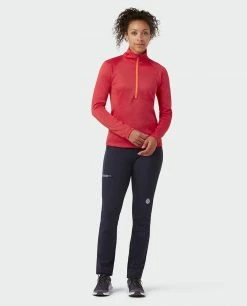 Stio Women's Gannett Peak Fleece Half Zip -Stio Online Store W Gannett Peak Half Zip Risk Red 4