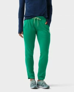 Stio Women's Gannett Peak Fleece Pant -Stio Online Store W Gannett Peak Pant Greenery 1