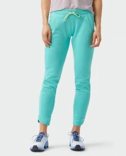 Stio Women's Gannett Peak Fleece Pant -Stio Online Store W Gannett Peak Pant Turquoise Rest 3 Bottom