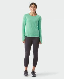 Stio Women's Glide Crop Tech Tight -Stio Online Store W Glide Crop Tech Tight Boundary Black 1 Full