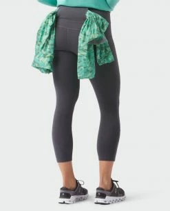 Stio Women's Glide Crop Tech Tight -Stio Online Store W Glide Crop Tech Tight Boundary Black 6 Bottom