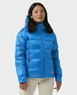 Stio Women's Hometown Down Hooded Jacket -Stio Online Store W Hometown Down Hooded Jacket Alpine Lake 1