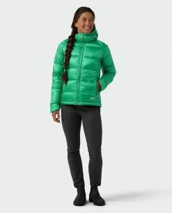 Stio Women's Hometown Down Hooded Jacket -Stio Online Store W Hometown Down Hooded Jacket Greenery 5