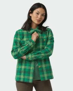 Stio Women's Hutkeeper Flannel Shirt 38 Stio Women's Hutkeeper Flannel Shirt -Stio Online Store W Hutkeeper Flannel Shirt Herbage Plaid 2