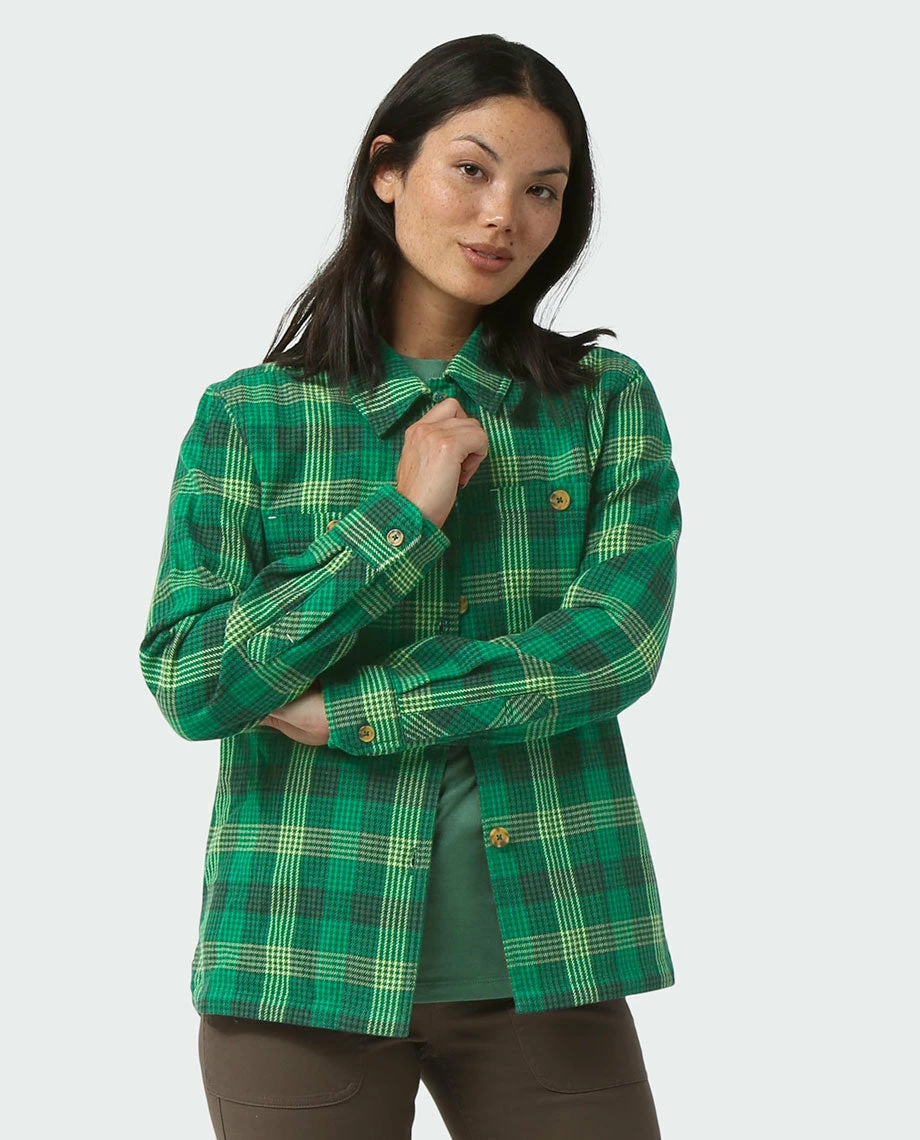 Stio Women's Hutkeeper Flannel Shirt 15 Stio Women's Hutkeeper Flannel Shirt - Image 15