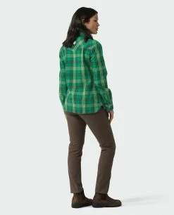 Stio Women's Hutkeeper Flannel Shirt 42 Stio Women's Hutkeeper Flannel Shirt -Stio Online Store W Hutkeeper Flannel Shirt Herbage Plaid 5