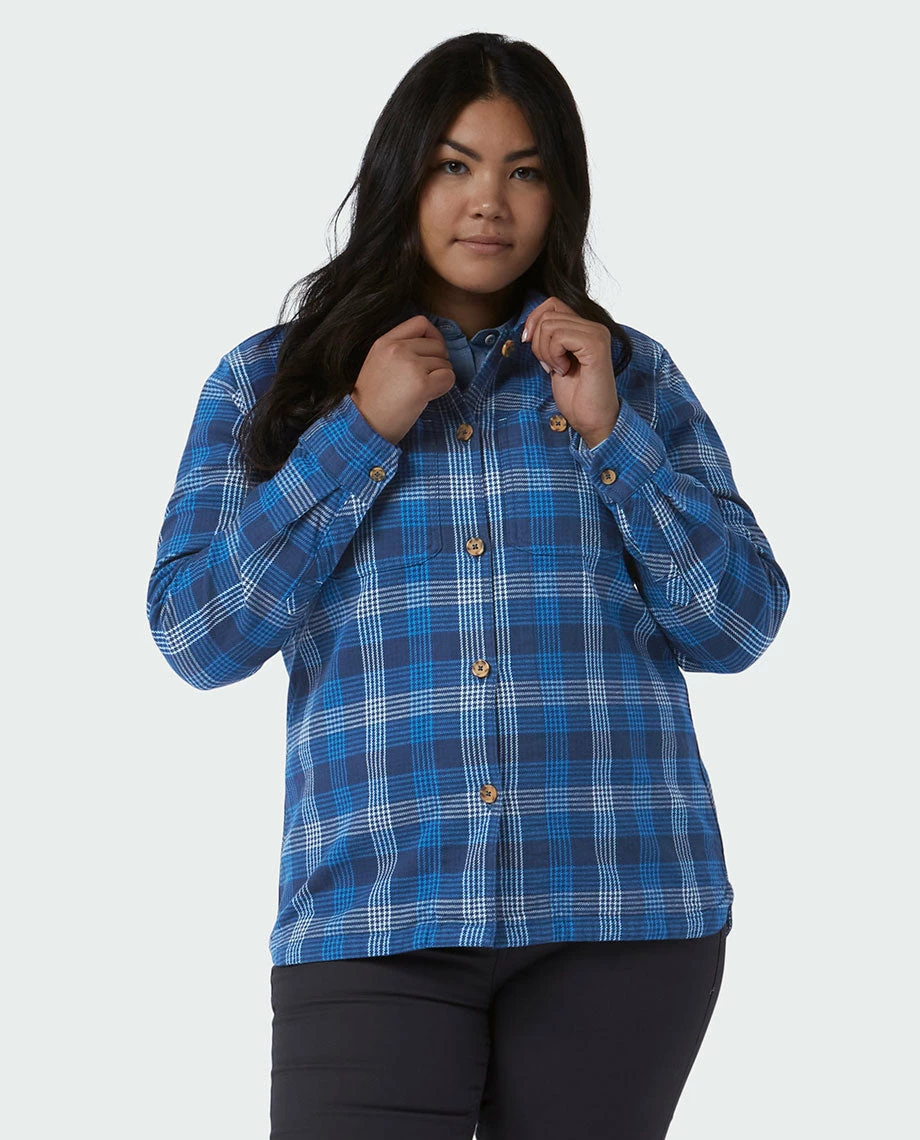 Stio Women's Hutkeeper Flannel Shirt 2 Stio Women's Hutkeeper Flannel Shirt - Image 2