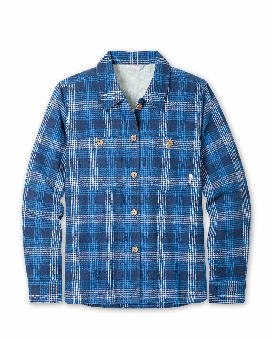 Stio Women's Hutkeeper Flannel Shirt 1 Stio Women's Hutkeeper Flannel Shirt