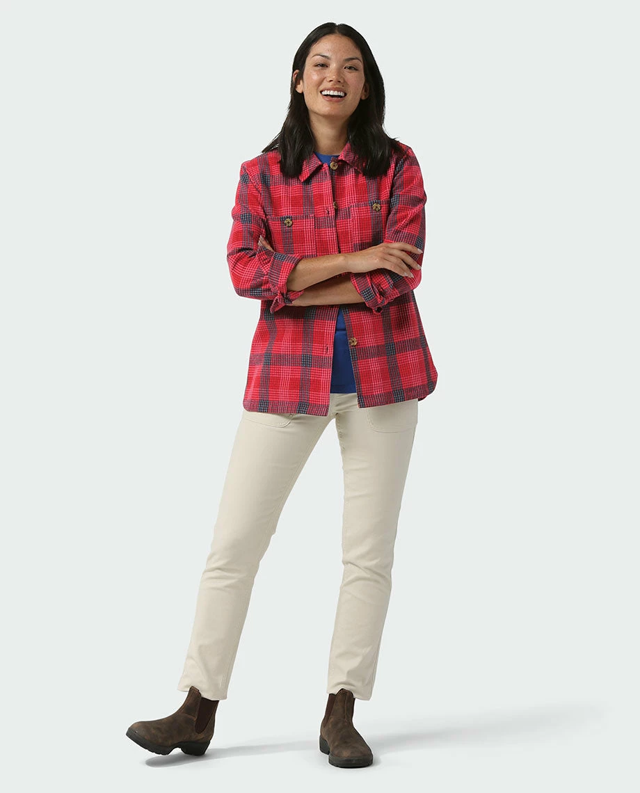 Stio Women's Hutkeeper Flannel Shirt 12 Stio Women's Hutkeeper Flannel Shirt - Image 12