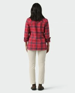 Stio Women's Hutkeeper Flannel Shirt 36 Stio Women's Hutkeeper Flannel Shirt -Stio Online Store W Hutkeeper Flannel Shirt Pink Elation Plaid 5
