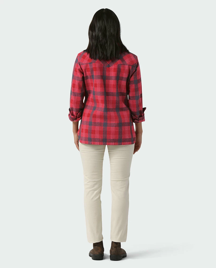 Stio Women's Hutkeeper Flannel Shirt 13 Stio Women's Hutkeeper Flannel Shirt - Image 13