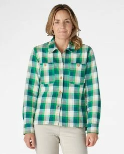 Stio Women's Hutkeeper Flannel Shirt 44 Stio Women's Hutkeeper Flannel Shirt -Stio Online Store W Hutkeeper Wetland Plaid 1 61973177 ed70 43e2 8a55 dae34aefd9c2