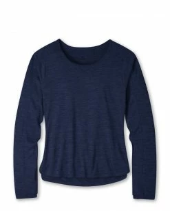 Stio Women's Icefloe Tech Tee LS -Stio Online Store W Ice Flow Tech Tee LS Maritime Blue