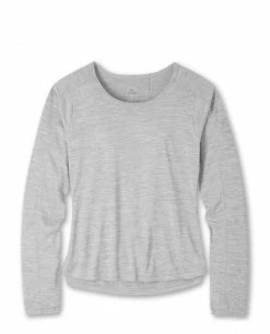 Stio Women's Icefloe Tech Tee LS -Stio Online Store W Ice Flow Tech Tee LS Quiet Gray