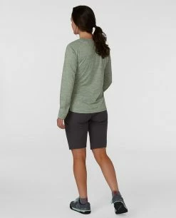 Stio Women's Icefloe Tech Tee LS -Stio Online Store W Icefloe Tech Tee LS Lily Pad 4