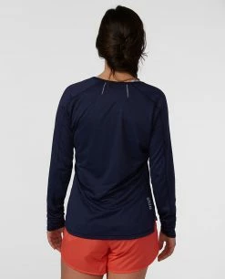 Stio Women's Icefloe Tech Tee LS -Stio Online Store W Icefloe Tech Tee LS Maritime Blue 2