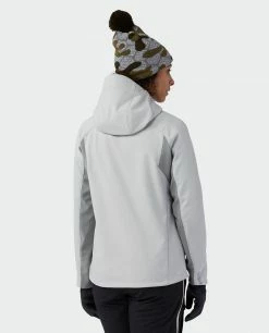 Stio Women's Millibar WINDSTOPPER® Hooded Jacket -Stio Online Store W Millibar Windstopper Hooded Jacket Quiet Gray 11