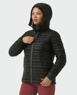Stio Women's Pinion Down Hooded Jacket 35 Stio Women's Pinion Down Hooded Jacket -Stio Online Store W Pinion Down Hooded Jacket Boundary Black 2