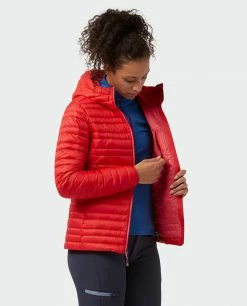 Stio Women's Pinion Down Hooded Jacket 54 Stio Women's Pinion Down Hooded Jacket -Stio Online Store W Pinion Down Hooded Jacket Risk Red 3