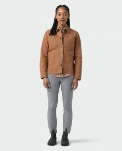Stio Women's Ralston Canvas Jacket -Stio Online Store W Ralston Canvas Jacket Tawny 1 Full