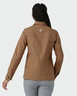 Stio Women's Ralston Canvas Jacket -Stio Online Store W Ralston Canvas Jacket Tawny 4 Top