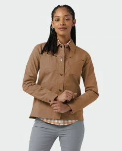 Stio Women's Ralston Canvas Jacket -Stio Online Store W Ralston Canvas Jacket Tawny 6 Top