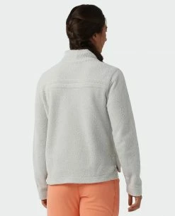 Stio Women's Rawlins Shearling Fleece Half Zip -Stio Online Store W Rawlins Shearling Fleece Half Zip Mica 2