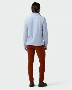 Stio Women's Rawlins Shearling Fleece Half Zip -Stio Online Store W Rawlins Shearling Fleece Half Zip Wind River Blue 4