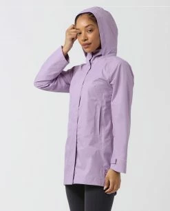 Stio Women's Rollick Trench -Stio Online Store W Rollick Trench Lavender Field 5 Top