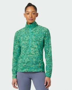 Stio Women's Second Light Pullover -Stio Online Store W Second Light Pullover Forest Canopy Camo 3 Top