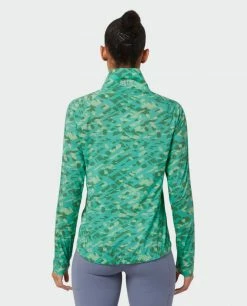 Stio Women's Second Light Pullover -Stio Online Store W Second Light Pullover Forest Canopy Camo 4 Top