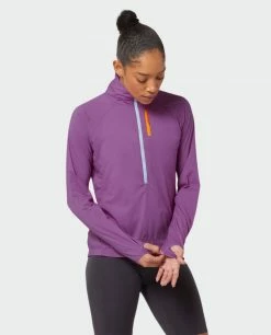 Stio Women's Second Light Pullover -Stio Online Store W Second Light Pullover Ripe Berry 5 Top