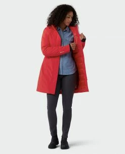Stio Women's Shot 7 Down Parka -Stio Online Store W Shot 7 Down Parka Risk Red 4
