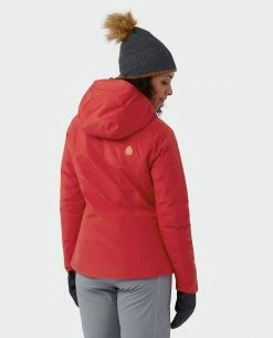Stio Women's Shot 7 Down Jacket -Stio Online Store W Shot 7 Jacket Risk Red 6