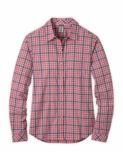 Stio Women's Sidley Shirt 53 Stio Women's Sidley Shirt -Stio Online Store W Sidley Shirt Meadowsweet Plaid