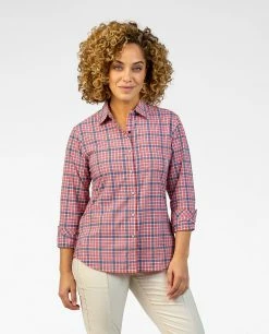 Stio Women's Sidley Shirt 56 Stio Women's Sidley Shirt -Stio Online Store W Sidley Shirt Meadowsweet Plaid 4