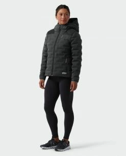 Stio Women's Skillet Stretch Down Hooded Jacket -Stio Online Store W Skillet Stretch Down Hooded Jacket Boundary Black 5