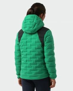 Stio Women's Skillet Stretch Down Hooded Jacket -Stio Online Store W Skillet Stretch Down Hooded Jacket Greenery 4